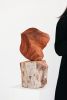 Shruti Sculpture in Florida Mahogany Wood | Sculptures by Pooja Pawaskar