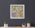 HAPPY IV - Original painting | Mixed Media in Paintings by Xiaoyang Galas. Item composed of wood in contemporary or asian style