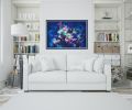Wish you Flowers nr 9 | Canvas Painting in Paintings by Art by Geesien Postema. Item made of canvas compatible with boho and contemporary style