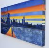 Navy Pier | Mixed Media by Nichole McDaniel. Item made of wood