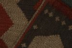 1980s Vintage Sofreh Kilim rug in Beige-Brown Red and Blue | Area Rug in Rugs by Rug and Kilim
