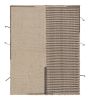 Rug & Kilim's Accent Kilim, Beige and Gray Textural Stripes | Area Rug in Rugs by Rug and Kilim