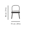 Alma Dining Chair | Chairs by Marie Burgos Design and Collection. Item made of oak wood with fabric