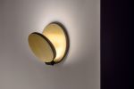 Gravy Wall Sconce Plug-in | Sconces by Koncept. Item made of brass