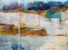 "A New Sensibility" | Oil And Acrylic Painting in Paintings by Pamela K Beer Contemporary Fine Art. Item composed of birch wood and synthetic