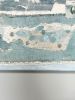 Manifest; Mixed Media Textile Art Painting With Aquamarine | Paintings by Michele Spurza. Item composed of maple wood and canvas in boho or eclectic & maximalism style