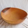 20" XL Handcrafted Wave Wooden Salad & Serving Bowl | Serveware by TerraKlay. Item composed of wood compatible with contemporary and rustic style