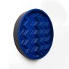 Brutalist Yves Klein Blue Wood Wall Art: Round YKB | Wall Sculpture in Wall Hangings by Studio DeSimoneWayland. Item composed of birch wood in eclectic & maximalism or art deco style
