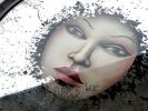 'Hypnosis' Glowing Mirror | Decorative Objects by Egle Mieliauskiene. Item composed of glass & synthetic