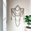 "Anissa" stoneware chain wall sculpture | Wall Hangings by Asmaa Aman Tran. Item composed of cotton & stoneware compatible with boho and contemporary style