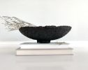 Bean Soot Decorative Bowl Paper Mache Material | Decorative Objects by TM Olson Collection. Item made of paper works with minimalism & japandi style