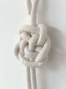 KNOT 003 | Rope Sculpture Wall Hanging | Wall Sculpture in Wall Hangings by Ana Salazar Atelier. Item made of oak wood with cotton works with minimalism & contemporary style
