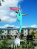 Grand Jete | Public Sculptures by Gus Lina Art. Item composed of aluminum and synthetic