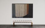 Layered Fiber Canvas No. 17 | Embroidery in Wall Hangings by Vita Boheme Studio