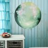 Into the mystic - Round canvas abstract painting | Oil And Acrylic Painting in Paintings by Jennifer Baker Fine Art. Item made of canvas works with contemporary style