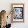 Grafitie Linea Di Segno Pico III | Mixed Media in Paintings by Kim Fonder