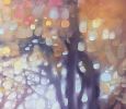 Hope Springs Eternal, an autumn path painting | Oil And Acrylic Painting in Paintings by Gill Bustamante. Item composed of canvas in minimalism or contemporary style
