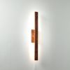 "Lume" Hardwood Wall Sconce Light | Sconces by THE IRON ROOTS DESIGNS. Item made of maple wood & brass compatible with minimalism and mid century modern style