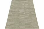 Rug & Kilim’s Scandinavian Rug in Green and Cream | Area Rug in Rugs by Rug and Kilim