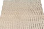 3X5 Contemporary rug in Beige, Blue & Black Gradience | Area Rug in Rugs by Rug and Kilim
