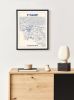 Vintage Los Angeles Map | Prints by Capricorn Press. Item composed of paper compatible with contemporary and art deco style