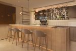 Bodega Bar | Bar Stool in Chairs by MatzForm | Beijing in Beijing. Item composed of walnut and fabric