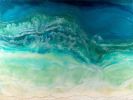 Crystal Sea Canvas Print | Prints by MELISSA RENEE fieryfordeepblue  Art & Design. Item made of canvas compatible with contemporary and coastal style