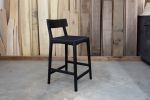 Briard Stool (with backrest) | Counter Stool in Chairs by Sheepdog. Item composed of oak wood and paper in minimalism or mid century modern style