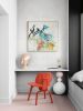 Blue Pony | Prints in Paintings by Edward Wilcox. Item composed of wood and canvas in mid century modern or contemporary style