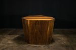 Contemporary Clariss Geometric Table by Costantini | Side Table in Tables by Costantini Design. Item composed of walnut