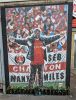 Seb Lewis Charlton Athletic Super Fan Memorial Mosaic | Public Mosaics by Paul Siggins - The Mosaic Studio | Charlton Athletic FC in London. Item made of stone