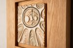 Sun Ceramic Wall Art | Wall Sculpture in Wall Hangings by Clare and Romy Studio. Item composed of ceramic in boho or mid century modern style