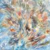 Birdsong | Oil And Acrylic Painting in Paintings by Kozyuk Gallery. Item made of canvas works with boho & contemporary style