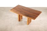 Exotic Wood Twin Pedestal Modern Desk from Costantini, Andre | Tables by Costantini Design. Item made of wood