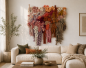Burning Beneath the Tide | Macrame Wall Hanging in Wall Hangings by A Modern Take Fiber Art. Item composed of wood & cotton compatible with boho and coastal style