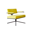 NIVEN Armchair | Chairs by Ivar London | Custom. Item composed of fabric and steel in contemporary or eclectic & maximalism style