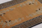 Rug & Kilim’s Chinese Art Deco Rug, Brown with Greek Key | Area Rug in Rugs by Rug and Kilim