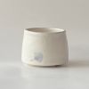 Handmade Gingko Leaf Tea Cup, Porcelain Cup with Leaf Motif | Drinkware by cursive m ceramics. Item made of stoneware
