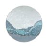 Calm waters mosaic art panel | Mixed Media by Julia Gorbunova. Item composed of glass in minimalism or contemporary style