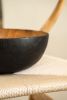 Handcarved Extra Large Charred Wooden Bowl | Dinnerware by Creating Comfort Lab. Item made of wood