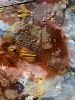 Abstract Sun Painting for Beth | Mixed Media by Caylin Rose Janet. Item composed of wood