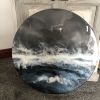 Beauty in a Storm | Oil And Acrylic Painting in Paintings by Art By Skevi. Item composed of wood & synthetic