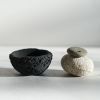 Small Treasure Bowl in Textured Black Concrete | Decorative Bowl in Decorative Objects by Carolyn Powers Designs. Item made of concrete compatible with minimalism and contemporary style