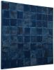 Indigo Blues | Mixed Media in Paintings by El Løvaas. Item composed of canvas