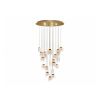 SJ2071 SUGAR CHANDELIER | Chandeliers by alanmizrahilighting | New York in New York. Item made of brass with glass