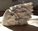 WInter Flowers | Sculptures by Dario Tazzioli. Item made of marble