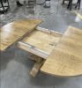 Round Heirloom Pedestal Table | Dining Table in Tables by Lumber2Love. Item composed of oak wood in mid century modern or contemporary style