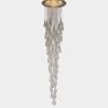 AM2212 DOME RAINDROP CHANDELIER | Chandeliers by alanmizrahilighting | New York in New York. Item made of glass