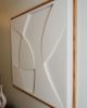 19 Plaster Relief | Wall Sculpture in Wall Hangings by Joseph Laegend. Item composed of oak wood in minimalism or mid century modern style