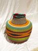 Diamond Pattern Flower Pot Basket by Asiibi No. 3 | Plants & Flowers by AKETEKETE. Item made of fiber compatible with minimalism and art deco style